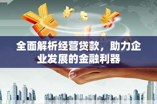 大朗全面解析经营贷款，助力企业发展的金融利器
