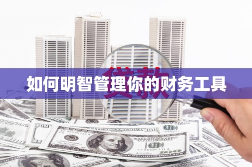 大朗如何明智管理你的财务工具