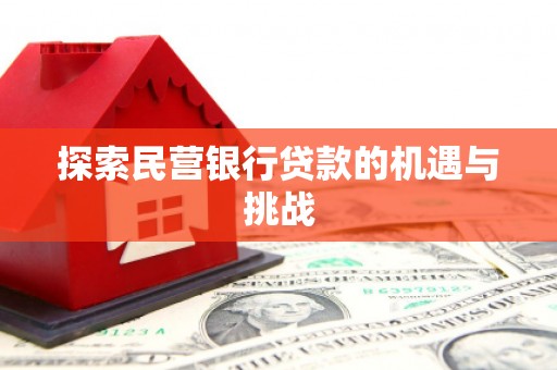 大朗探索民营银行贷款的机遇与挑战