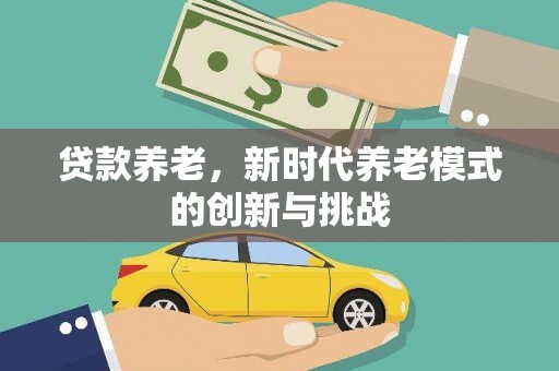 大朗贷款养老，新时代养老模式的创新与挑战
