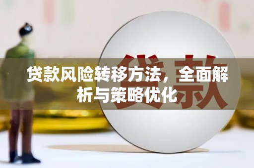大朗贷款风险转移方法，全面解析与策略优化