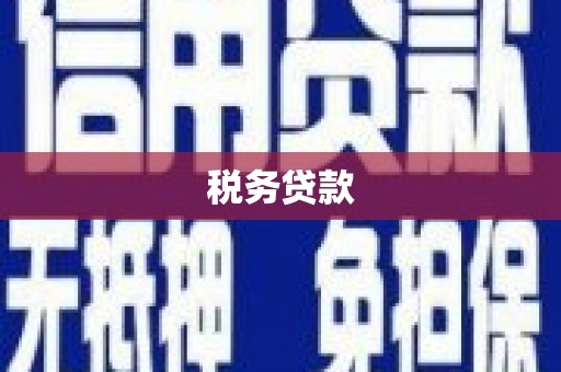 大朗税务贷款