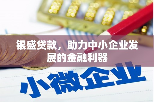 大朗银盛贷款，助力中小企业发展的金融利器