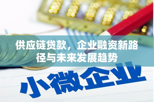 大朗供应链贷款，企业融资新路径与未来发展趋势