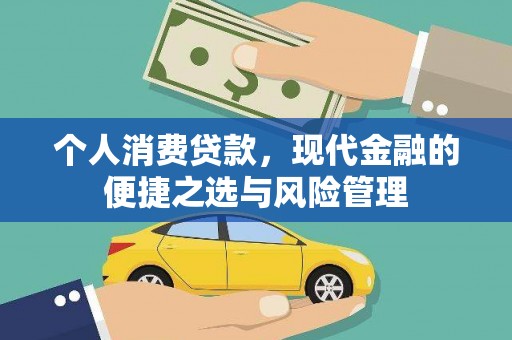 大朗个人消费贷款，现代金融的便捷之选与风险管理