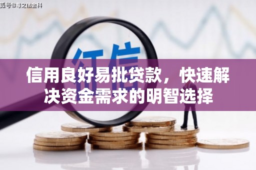 大朗信用良好易批贷款，快速解决资金需求的明智选择