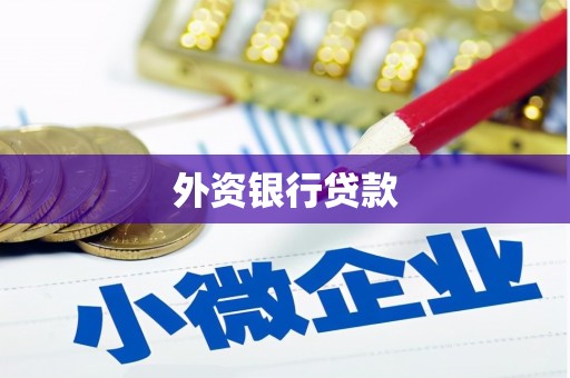 大朗外资银行贷款