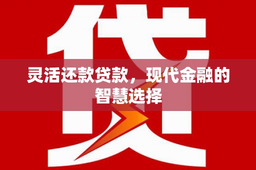 大朗灵活还款贷款，现代金融的智慧选择