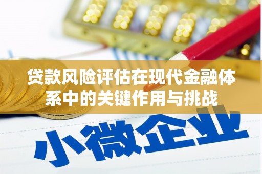 大朗贷款风险评估在现代金融体系中的关键作用与挑战