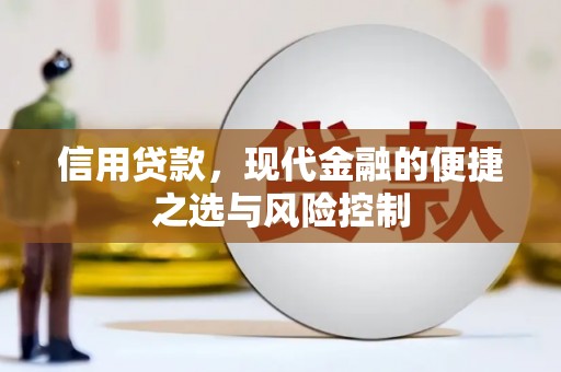 大朗信用贷款，现代金融的便捷之选与风险控制