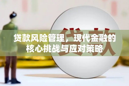 大朗贷款风险管理，现代金融的核心挑战与应对策略