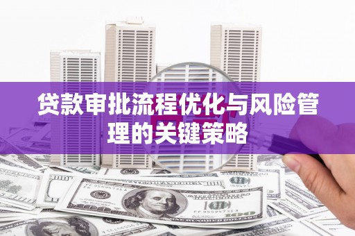 大朗贷款审批流程优化与风险管理的关键策略