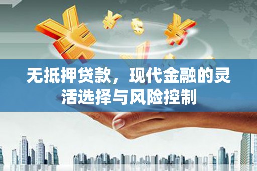 大朗无抵押贷款，现代金融的灵活选择与风险控制