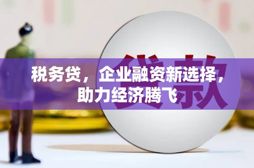 大朗税务贷，企业融资新选择，助力经济腾飞