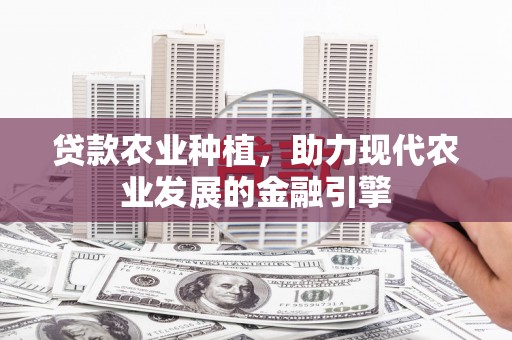 大朗贷款农业种植，助力现代农业发展的金融引擎
