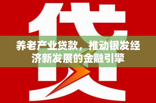 大朗养老产业贷款，推动银发经济新发展的金融引擎