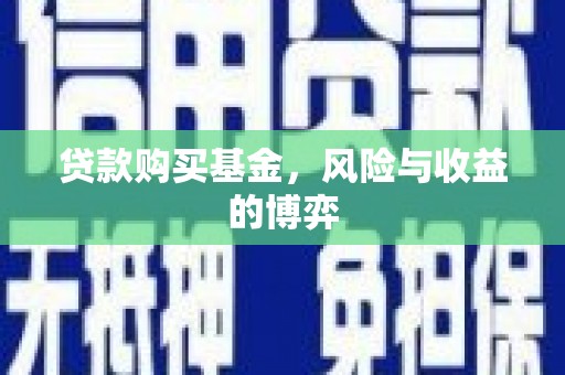 大朗贷款购买基金，风险与收益的博弈