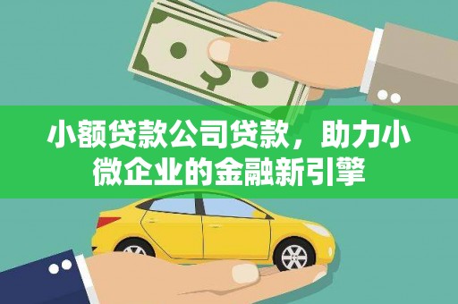大朗小额贷款公司贷款，助力小微企业的金融新引擎