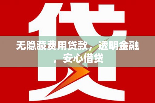 大朗无隐藏费用贷款，透明金融，安心借贷