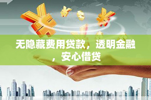大朗无隐藏费用贷款，透明金融，安心借贷