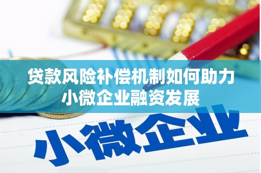 大朗贷款风险补偿机制如何助力小微企业融资发展