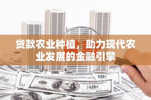 大朗贷款农业种植，助力现代农业发展的金融引擎