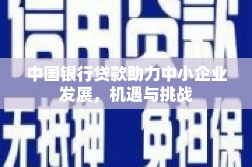 大朗中国银行贷款助力中小企业发展，机遇与挑战
