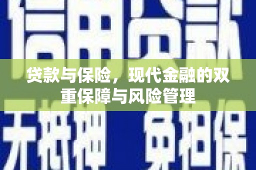 大朗贷款与保险，现代金融的双重保障与风险管理