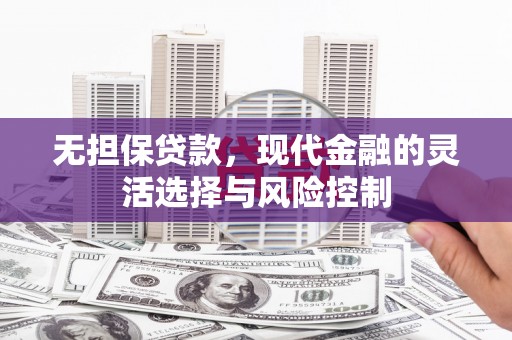 大朗无担保贷款，现代金融的灵活选择与风险控制