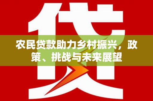 大朗农民贷款助力乡村振兴，政策、挑战与未来展望