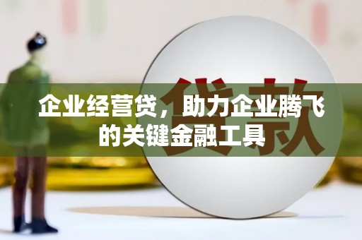 大朗企业经营贷，助力企业腾飞的关键金融工具