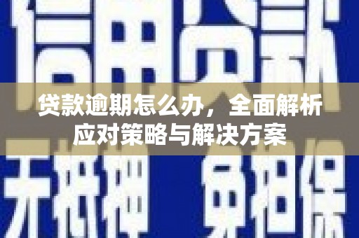 大朗贷款逾期怎么办，全面解析应对策略与解决方案