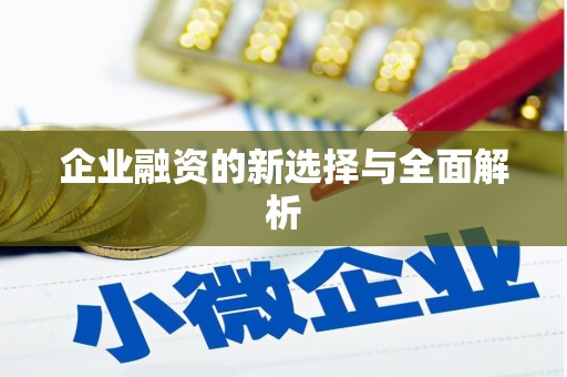 大朗企业融资的新选择与全面解析