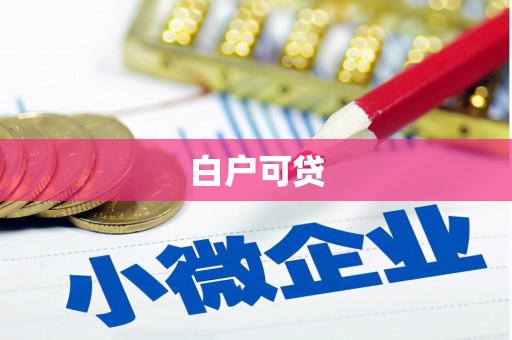 大朗白户可贷