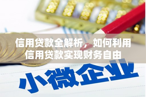 大朗信用贷款全解析，如何利用信用贷款实现财务自由