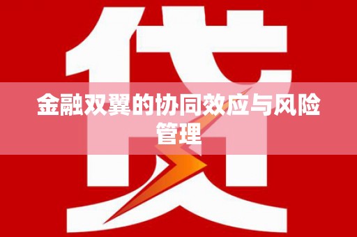大朗金融双翼的协同效应与风险管理