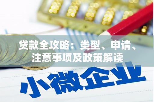 大朗贷款全攻略：类型、申请、注意事项及政策解读